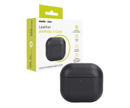 Pozostałe Mobile Origin Leather Case do AirPods 4 black
